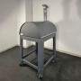 Alfonso 4-Pizza Wood-Fired Oven with trolley, door and pyrometer