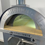 Holzofen Alfonso für 4 Pizzen mit Rollwagen, Tür und Pyrometer