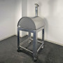 Alfonso Wood-Fired Oven 4 Pizzas with trolley, door and pyrometer