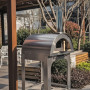 Alfonso 4-Pizza Wood-Fired Oven with trolley, door and pyrometer