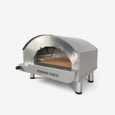 Horno híbrido de gas y leña Alfonsino para 1 pizza