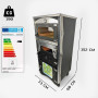 Forno Stufa a Legna Eleonora con Box Multiuso