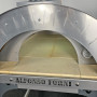 Holzofen Alfonso für 6 Pizzen mit Rollwagen, Tür und Pyrometer