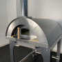 Holzofen Alfonso für 6 Pizzen mit Rollwagen, Tür und Pyrometer