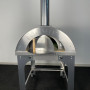 Alfonso 6-Pizza Wood-Fired Oven with trolley, door and pyrometer