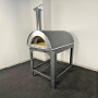 Holzofen Alfonso für 6 Pizzen mit Rollwagen, Tür und Pyrometer
