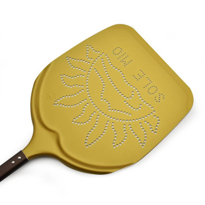 Paleta cuadrada perforada «Sole Mio» - Lilly Codroipo, ø 36 cm