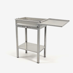 Fornacella Barbecue in Acciaio Inox 304 con Griglia per Carbone e Vassoio