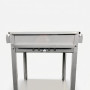Stainless Steel Barbecue with Charcoal Grill and Tray