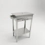 Fornacella Barbecue in Acciaio Inox 304 con Griglia per Carbone e Vassoio