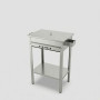 304 Stainless Steel Barbecue Stove with Charcoal Grill and Tray