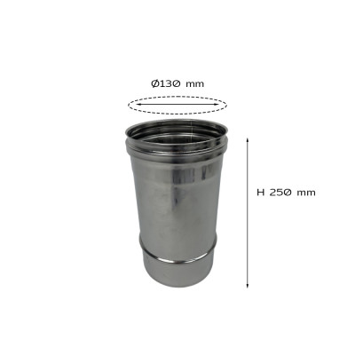 Canna Fumaria H250 mm Diametro 130 mm