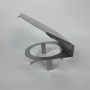 Remate de chimenea con grabado de Alfonso Forni, diámetro 130 mm