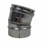 15-degree elbow bend, 150 mm diameter
