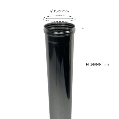 Canna Fumaria H1000 mm diametro 150 mm