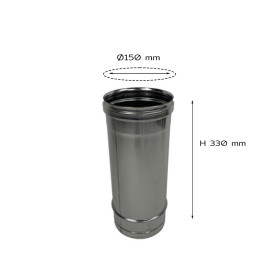 Canna Fumaria H330 mm diametro 150 mm