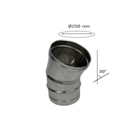 30-Grad-Bogen, Durchmesser 150 mm