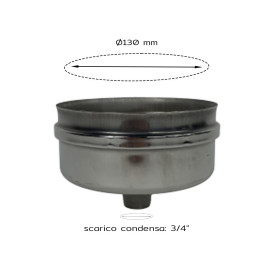 Bouchon anti-condensation ouvert, diamètre 130 mm