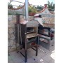 Set of 6 Wood-burning Oven Blades with Wall-Bracket