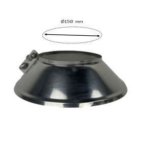 Conical collar, diameter 150 mm