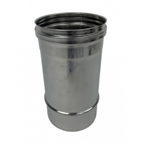 Flue pipe, height 250 mm, diameter 180 mm