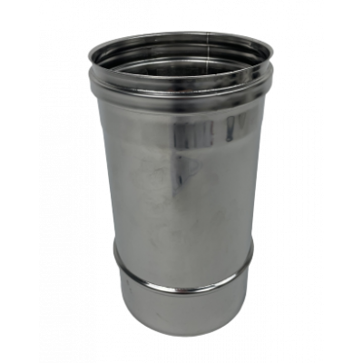 Flue pipe, height 250 mm, diameter 180 mm