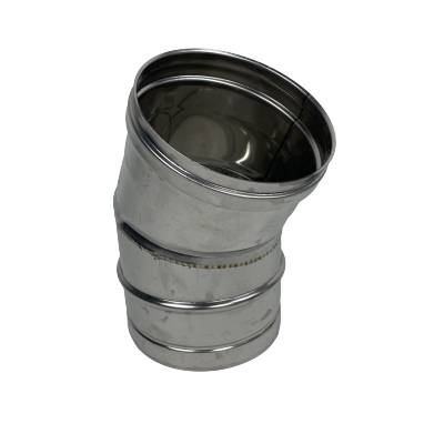30-degree elbow bend, 180 mm diameter