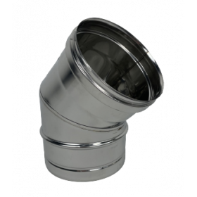 copy of 45-degree elbow bend, 150 mm diameter