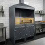 Professional Barbecue with Dual Grates and Rotisserie