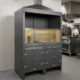 Salina Professional Barbecue with Double Embers and Rotisserie