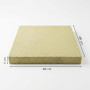 Biscotto refrattario extra-duro giallo 40×40×5 cm per forni professionali a legna
