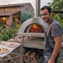 20 cm steel feet for Alfonso Forni direct-fired ovens