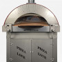 Refuerzo de acero para horno de 4 pizzas Professional