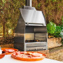 Barbacoa de acero inoxidable AISI 304
