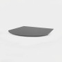 Black steel floor-protecting platform