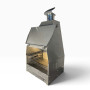 Vulcano Barbecue in AISI 304 Stainless Steel