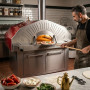 Horno híbrido de gas y leña Alfonso para 12 pizzas, modelo Professional