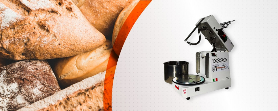 Professional Spiral Mixers of 5 Kg, 6 Kg, 8 Kg and 10 Kg - Ideal for Bread and Pizza - Discover the Quality and Efficiency