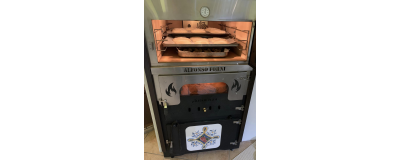 Indirect Wood Burning Ovens with Separate Cooking Chamber and Combustion Chamber