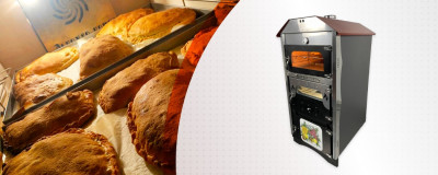 Horno de leña ventilado de cocción directa, para el hogar o el jardín