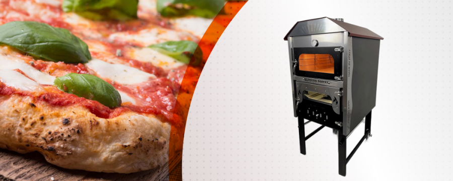 Forno a legna non ventilato a cottura indiretta, da interno, esterno ed incasso.