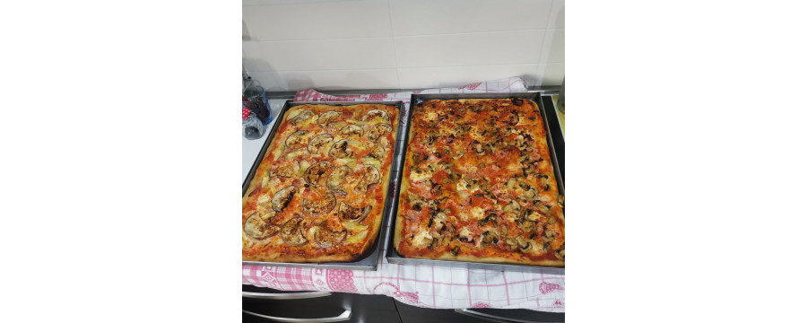 Bandejas para hornos de leña de 6 pizzas