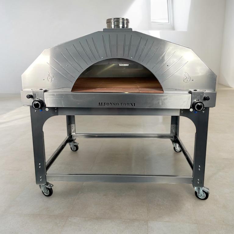 Forno ibrido a legna/gas Alfonso 12 Pizze Professional