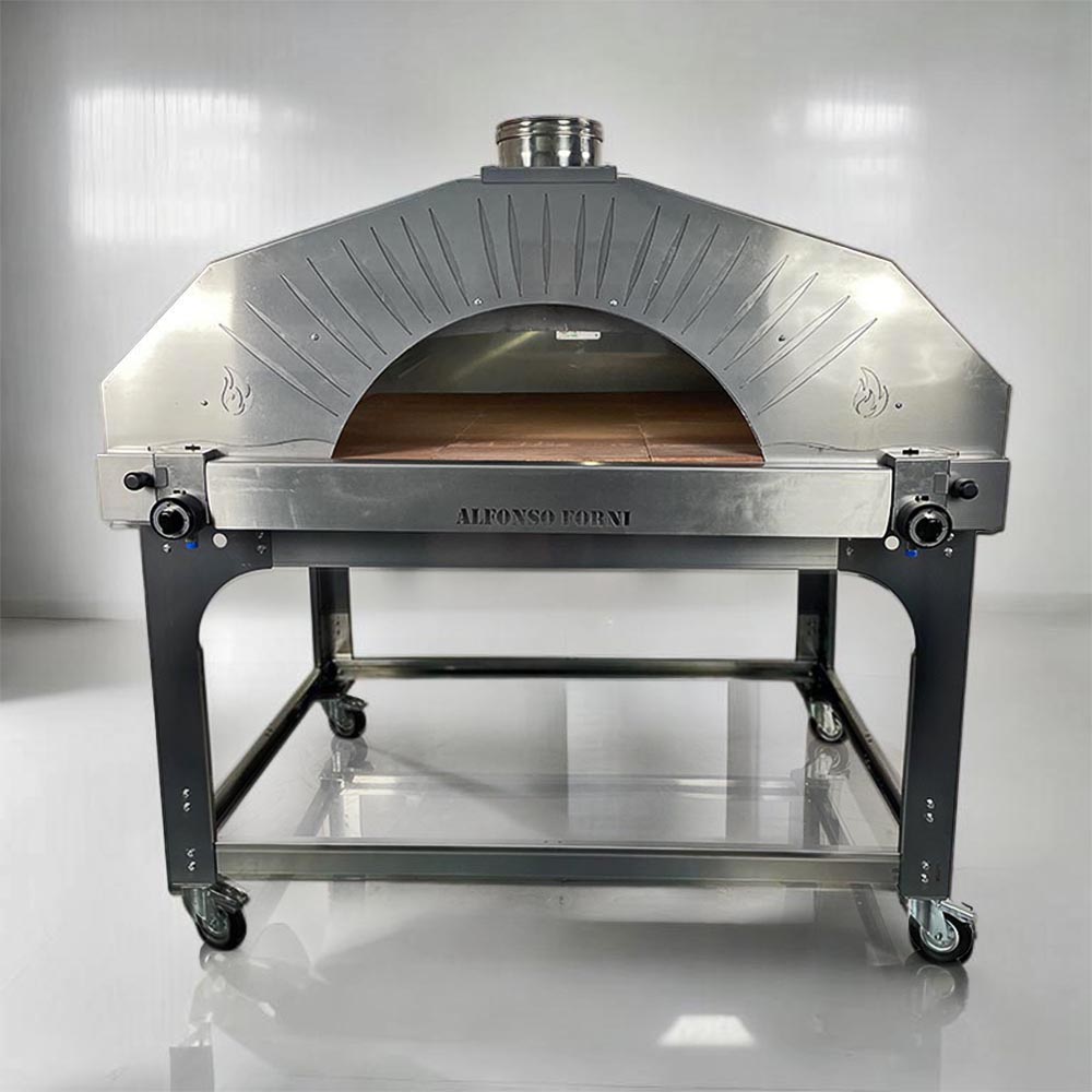 Forno ibrido a legna e gas Alfonso 12 Pizze Professional
