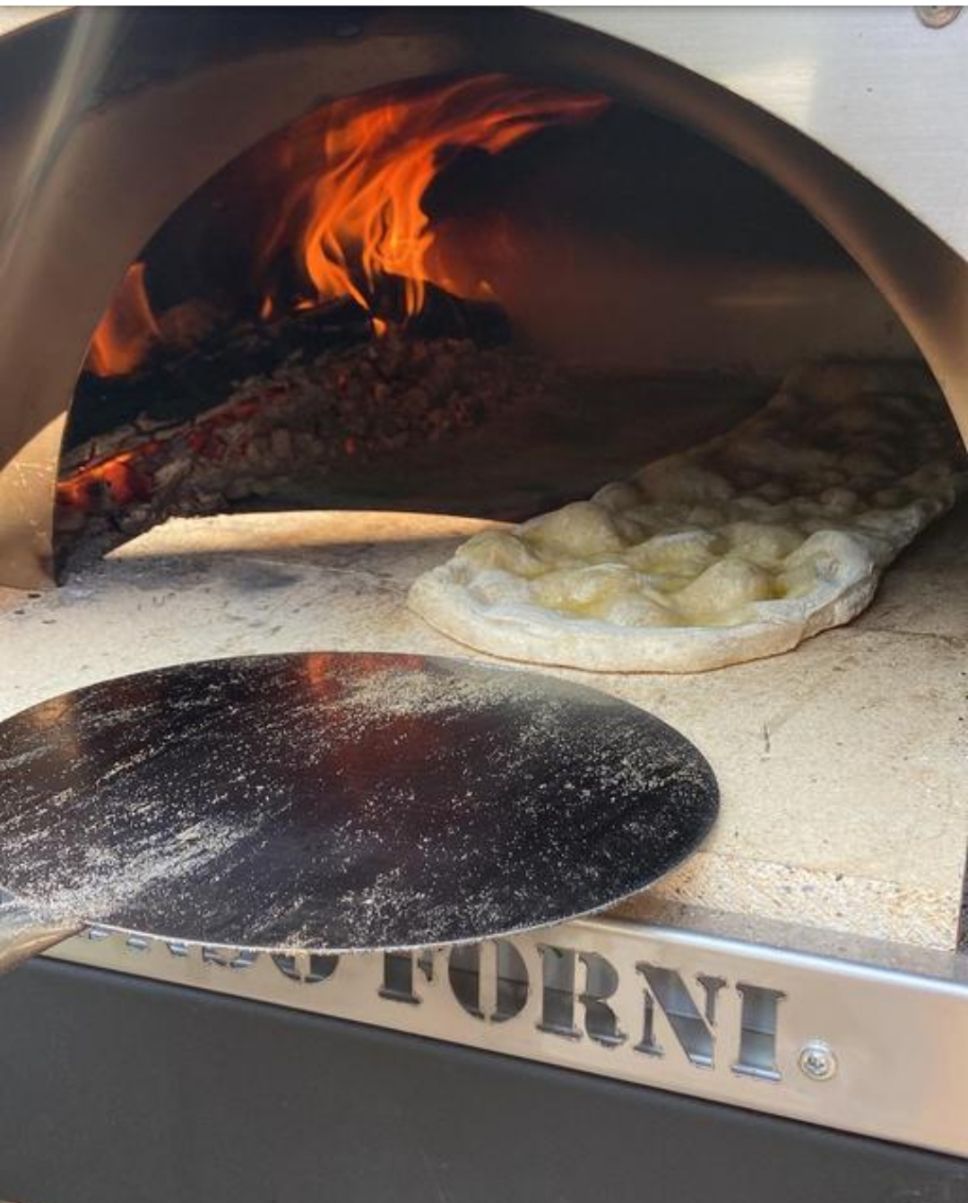 forno a legna per pizze Alfonso 6 Pizze Full Optional con carrello, forno per 6 pizze