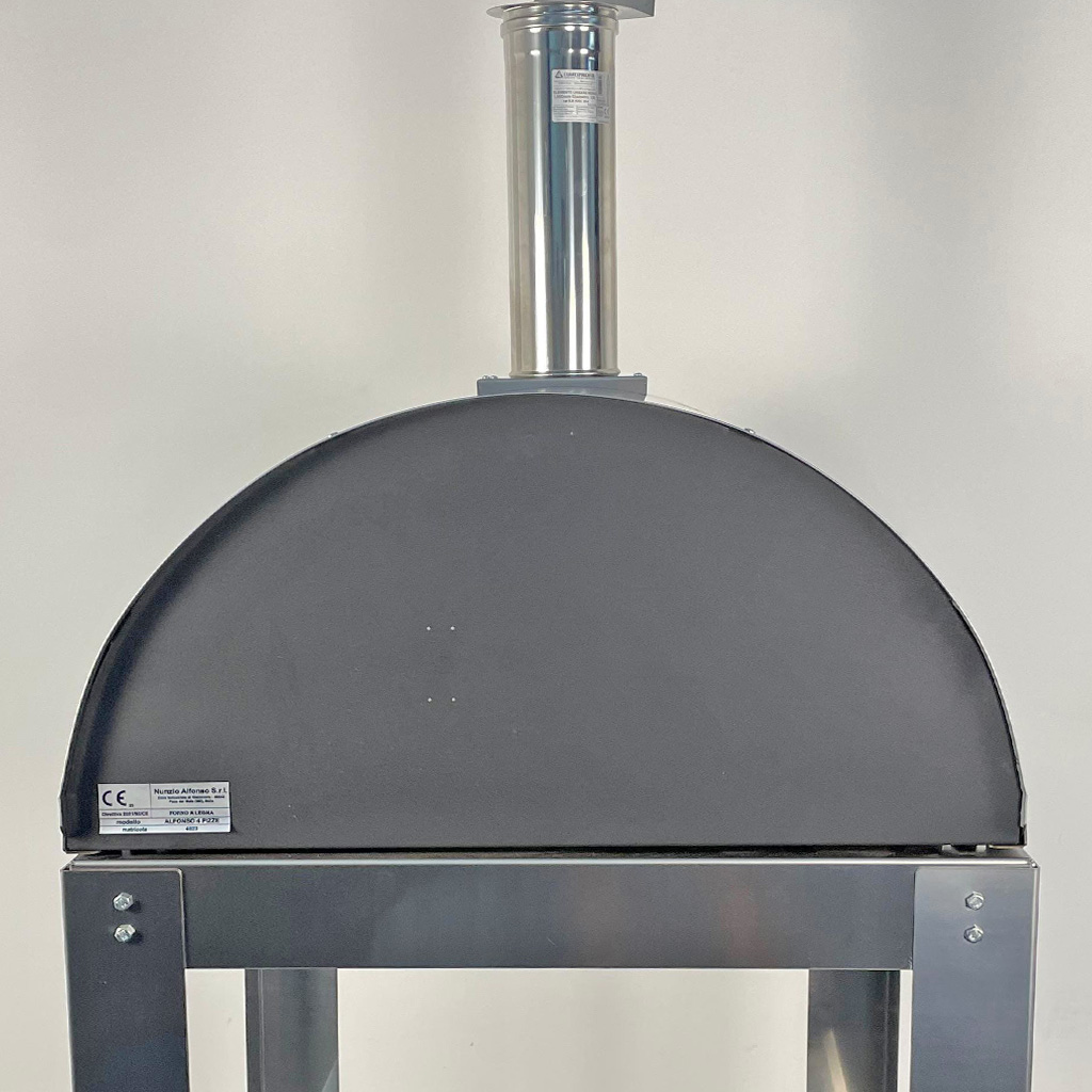 Dettaglio certificazione CE Forno a legna Alfonso 4 Pizze