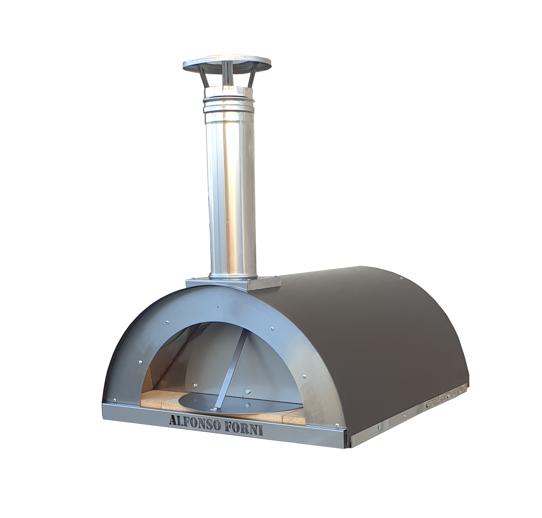forno a legna alfonso 4 pizze full optional total inox !