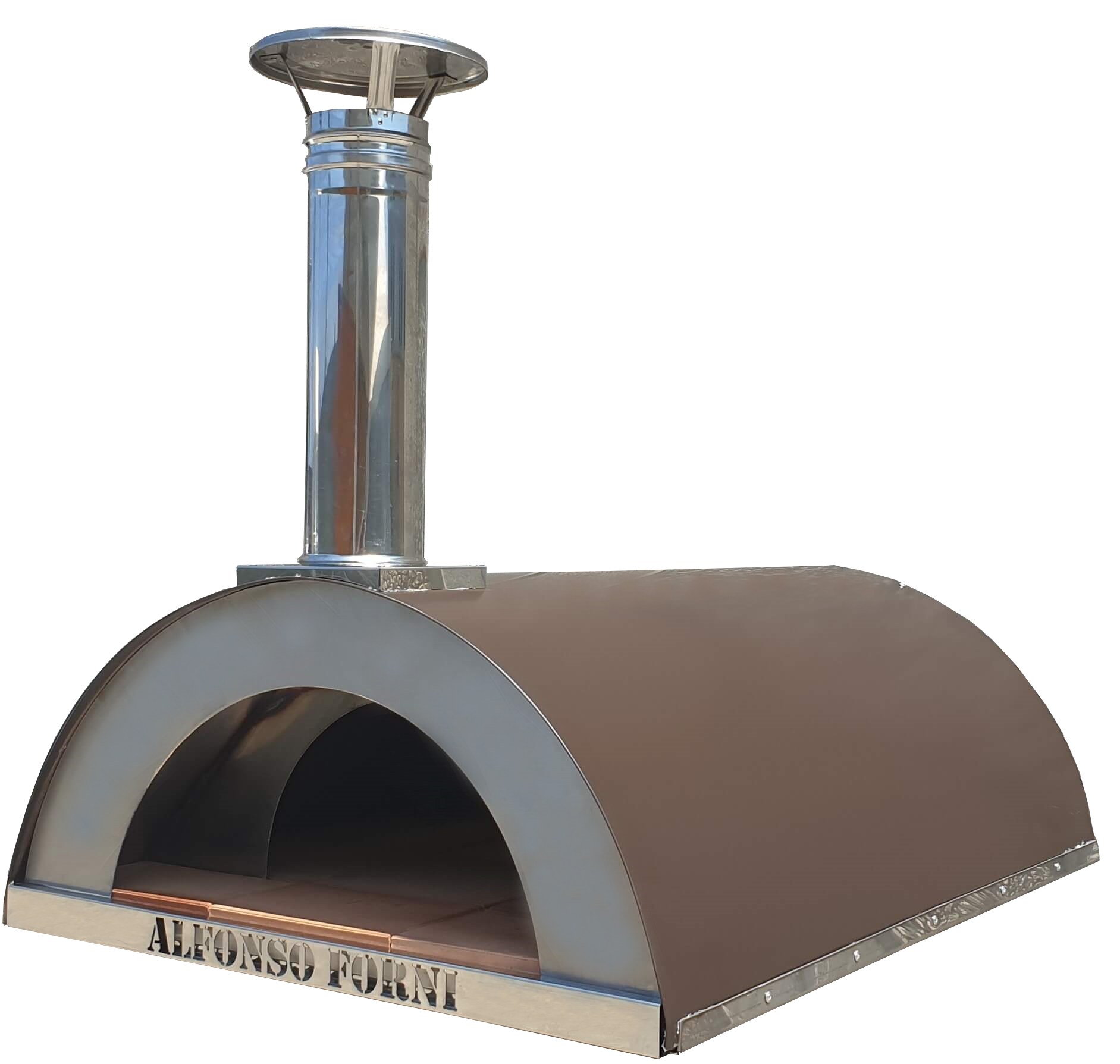 forno a legna alfonso 4 pizze full optional total inox !