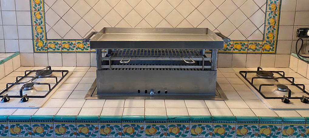Barbecue da incasso alzato AlfonsoForni
