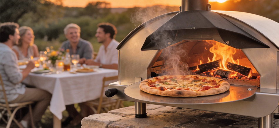 Alfonsino forno in acciaio legna/gas